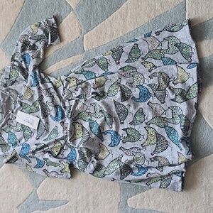 Colorful Bird Pattern Dress